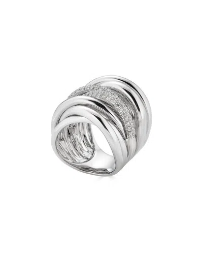 Diana M. Fine Jewelry 18k 0.96 Ct. Tw. Diamond Ring In Metallic