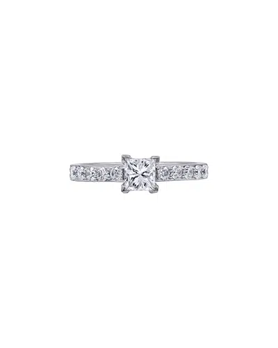Diana M. Fine Jewelry 18k 1.03 Ct. Tw. Diamond Ring In Metallic