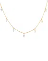 Diana M. Fine Jewelry 18k 1.06 Ct. Tw. Diamond Necklace