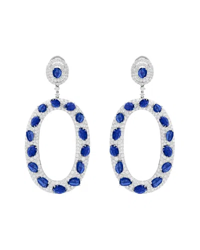 Diana M. Fine Jewelry 18k 11.13 Ct. Tw. Diamond Earrings