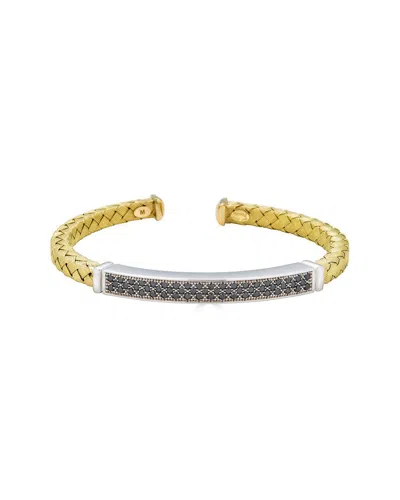 Diana M. Fine Jewelry 18k 1.12 Ct. Tw. Diamond Cuff Bracelet In Gold