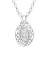Diana M. Fine Jewelry 18k 12.00 Ct. Tw. Diamond Necklace