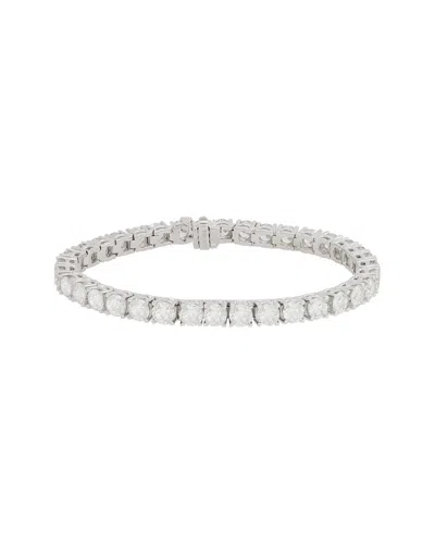 Diana M. Fine Jewelry 18k 1.25 Ct. Tw. Diamond Bracelet In Silver