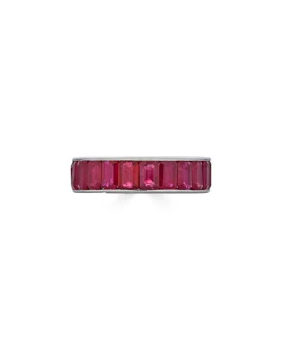 Diana M. Fine Jewelry 18k 13.48 Ct. Tw. Ruby Eternity Ring In Red