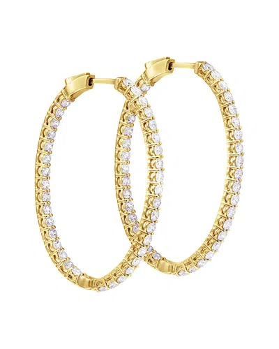 Diana M. Fine Jewelry 18k 1.40 Ct. Tw. Diamond Hoops In Gold