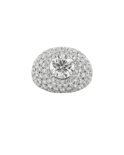 Diana M. Fine Jewelry 18k 14.66 Ct. Tw. Diamond Ring In Metallic