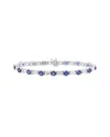 Diana M. Fine Jewelry 18k 14.70 Ct. Tw. Diamond & Sapphire Bracelet