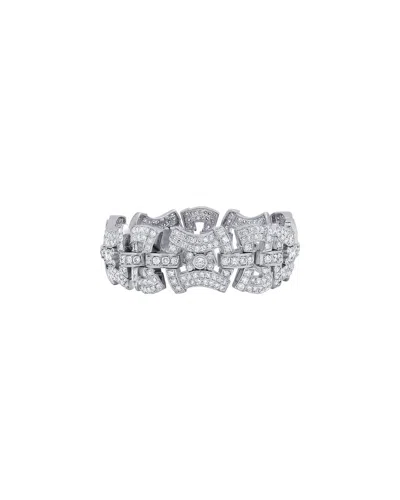 Diana M. Fine Jewelry 18k 14.95 Ct. Tw. Diamond Bracelet In Metallic