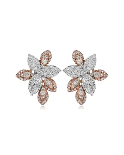 Diana M. Fine Jewelry 18k 1.51 Ct. Tw. Diamond Earrings