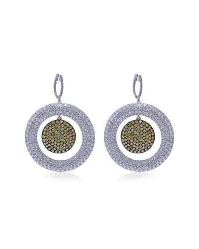Diana M. Fine Jewelry 18k 15.44 Ct. Tw. Diamond Earrings