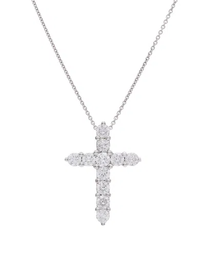Diana M. Fine Jewelry 18k 1.60 Ct. Tw. Diamond Cross Necklace