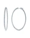 Diana M. Fine Jewelry 18k 2.50 Ct. Tw. Diamond Hoops