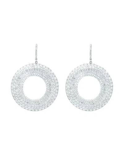 Diana M. Fine Jewelry 18k 16.38 Ct. Tw. Diamond Earrings