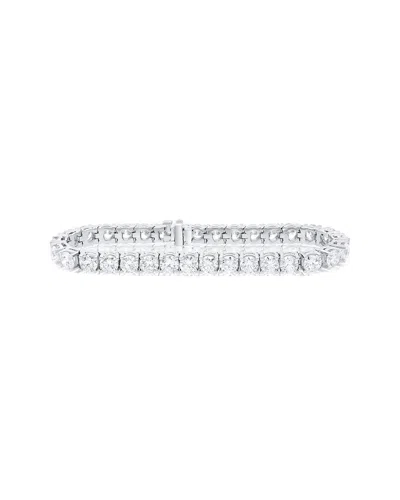 Diana M. Fine Jewelry 18k 16.70 Ct. Tw. Diamond Bracelet In Silver