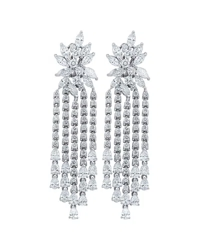 Diana M. Fine Jewelry 18k 17.00 Ct. Tw. Diamond Earrings