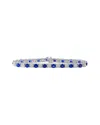Diana M. Fine Jewelry 18k 17.11 Ct. Tw. Diamond & Sapphire Bracelet