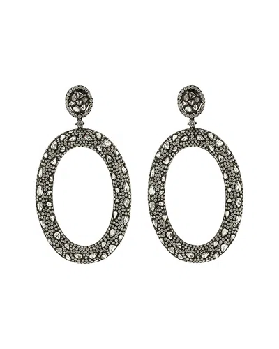 Diana M. Fine Jewelry 18k 17.97 Ct. Tw. Diamond Earrings