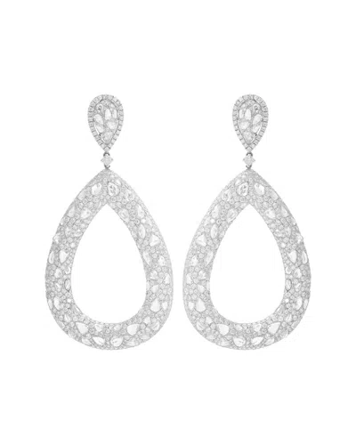 Diana M. Fine Jewelry 18k 17.97 Ct. Tw. Diamond Earrings