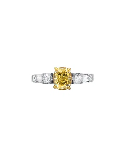 Diana M. Fine Jewelry 18k 1.88 Ct. Tw. Diamond Half-set Ring