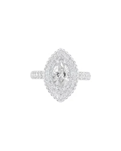 Diana M. Fine Jewelry 18k 1.90 Ct. Tw. Diamond Half-set Ring