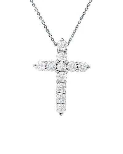 Diana M. Fine Jewelry 18k 2.20 Ct. Tw. Diamond Cross Necklace