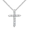 Diana M. Fine Jewelry 18k 2.20 Ct. Tw. Diamond Cross Necklace