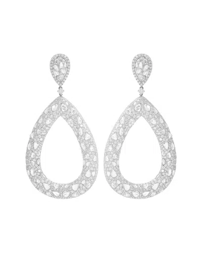 Diana M. Fine Jewelry 18k 17.97 Ct. Tw. Diamond Earrings