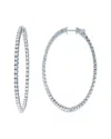 Diana M. Fine Jewelry 18k 2.50 Ct. Tw. Diamond Hoops