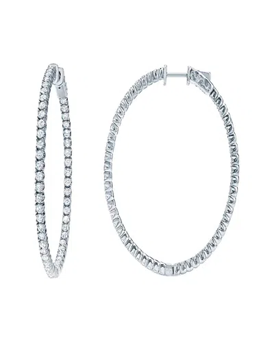 DIANA M. DIANA M. FINE JEWELRY 18K 2.50 CT. TW. DIAMOND HOOPS