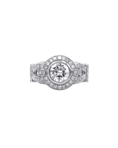 Diana M. Fine Jewelry 18k 2.58 Ct. Tw. Diamond Half-set Ring