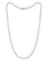 Diana M. Fine Jewelry 18k 25.80 Ct. Tw. Lab-grown Diamond Tennis Necklace
