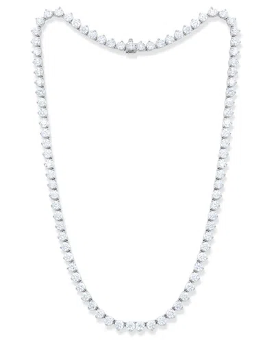 DIANA M. DIANA M. FINE JEWELRY 18K 25.80 CT. TW. LAB-GROWN DIAMOND TENNIS NECKLACE