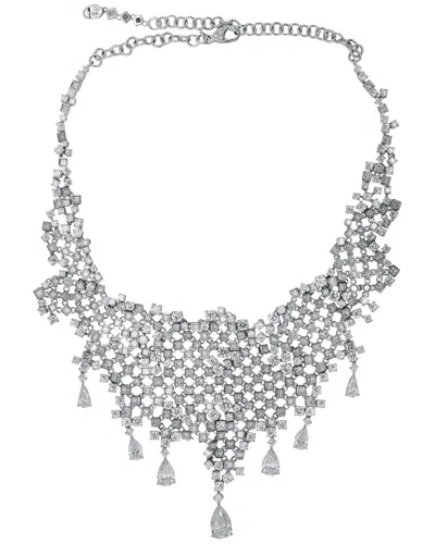 Diana M. Fine Jewelry 18k 28.00 Ct. Tw. Diamond Necklace In Metallic