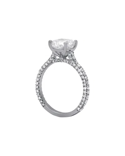 Diana M. Fine Jewelry 18k 2.89 Ct. Tw. Diamond Half-set Ring