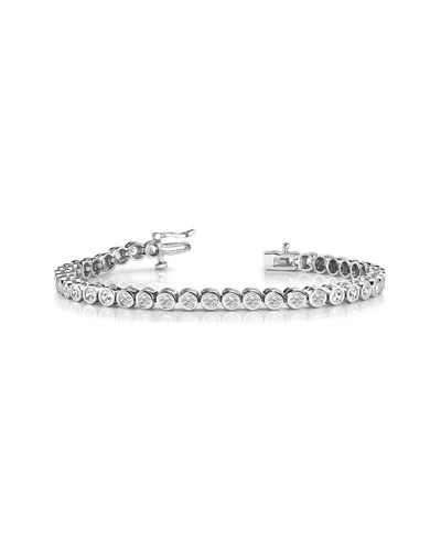Diana M. Fine Jewelry 18k 3.00 Ct. Tw. Diamond Bracelet In Metallic