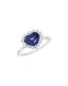 Diana M. Fine Jewelry 18k 3.16 Ct. Tw. Diamond & Sapphire Ring