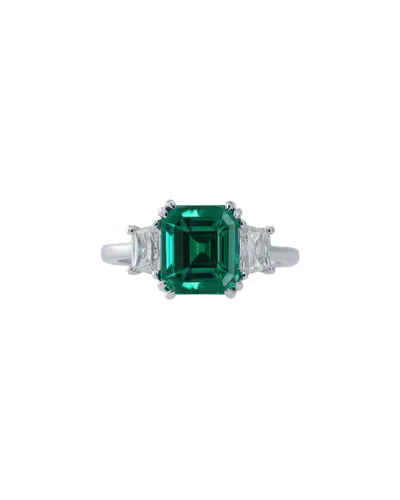 Diana M. Fine Jewelry 18k 3.17 Ct. Tw. Diamond & Emerald Half-eternity Ring