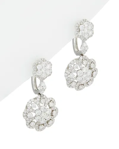 DIANA M. DIANA M. FINE JEWELRY 18K 3.28 CT. TW. DIAMOND EARRINGS