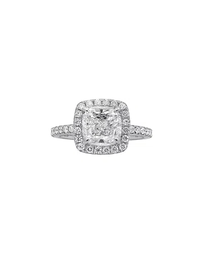 Diana M. Fine Jewelry 18k 3.52 Ct. Tw. Diamond Ring In Metallic