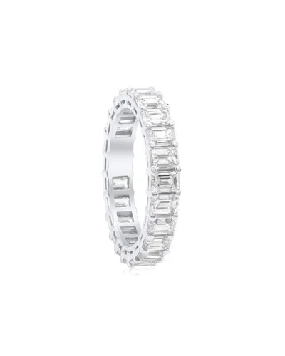 Diana M. Fine Jewelry 18k 3.75 Ct. Tw. Diamond Eternity Ring In Metallic