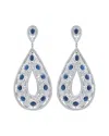 Diana M. Fine Jewelry 18k 39.80 Ct. Tw. Diamond & Tanzanite Earrings