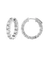Diana M. Fine Jewelry 18k 4.10 Ct. Tw. Diamond Hoop Earrings