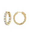 Diana M. Fine Jewelry 18k 4.30 Ct. Tw. Diamond Hoops