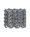 Diana M. Fine Jewelry 18k 43.49 Ct. Tw. Diamond & Tanzanites Bracelet