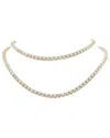 Diana M. Fine Jewelry 18k 50.00 Ct. Tw. Lab-grown Diamond Tennis Necklace