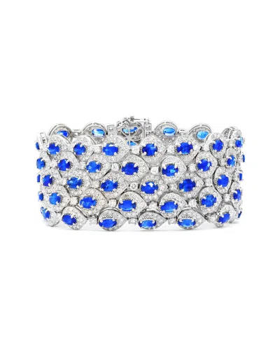 Diana M. Fine Jewelry 18k 53.06 Ct. Tw. Diamond & Sapphire Bracelet
