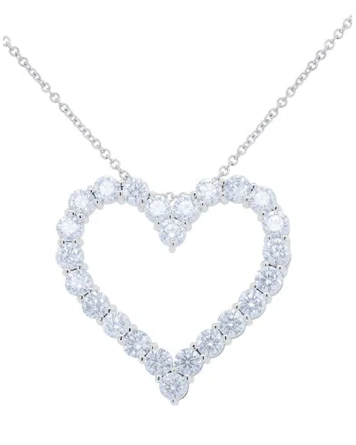 Diana M. Fine Jewelry 18k 5.30 Ct. Tw. Diamond Necklace In Metallic