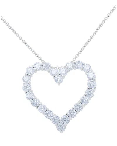 Diana M. Fine Jewelry 18k 5.30 Ct. Tw. Diamond Necklace In Metallic
