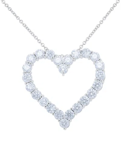 Diana M. Fine Jewelry 18k 5.30 Ct. Tw. Diamond Necklace In Metallic