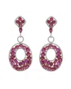 Diana M. Fine Jewelry 18k 60.85 Ct. Tw. Diamond & Ruby Earrings